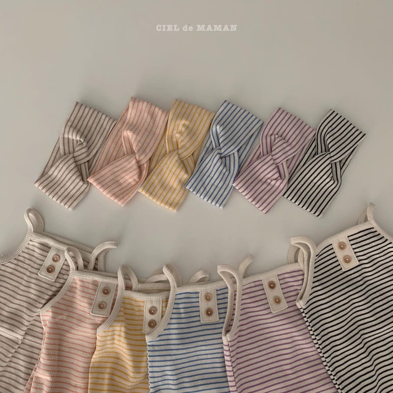 CIEL DE MAMAN - Korean Children Fashion - #Kfashion4kids - Macaroon Short Sleeves Bodysuit - 2