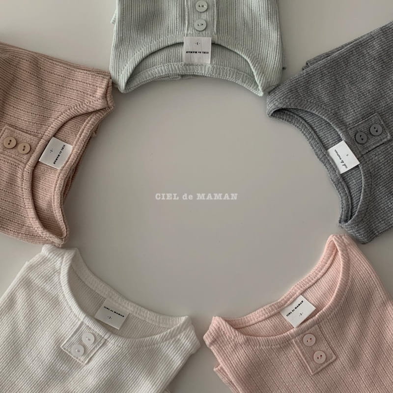 CIEL DE MAMAN - Korean Children Fashion - #Kfashion4kids - Jacquard Top Bottom Set - 12