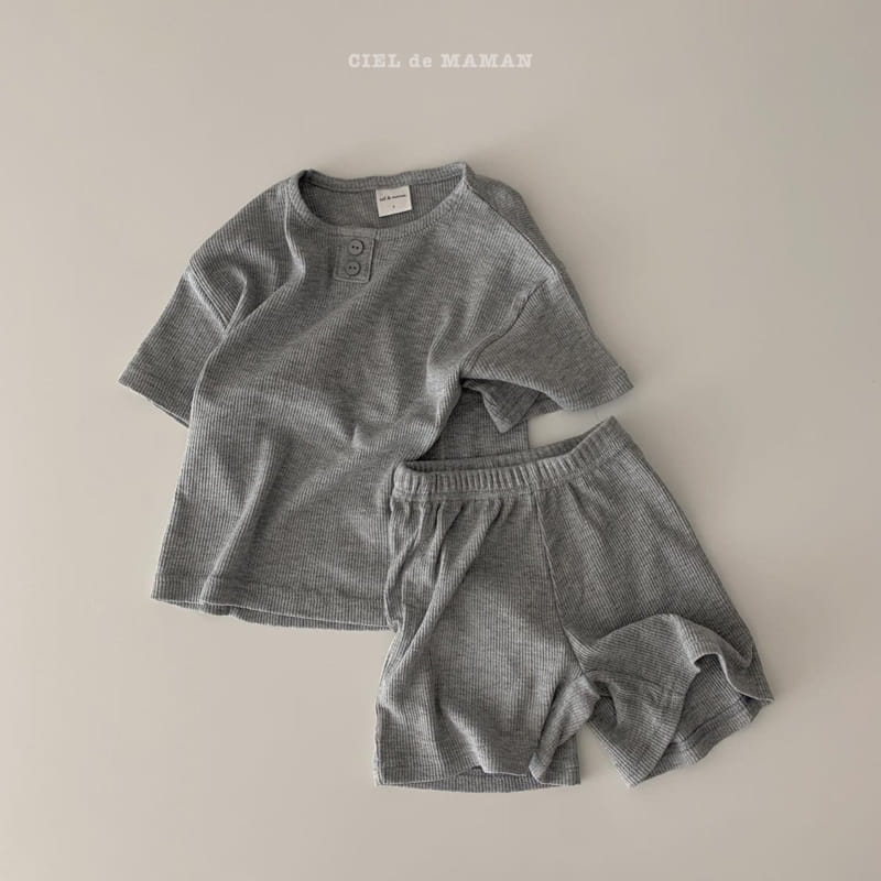 CIEL DE MAMAN - Korean Children Fashion - #Kfashion4kids - Jacquard Top Bottom Set - 7