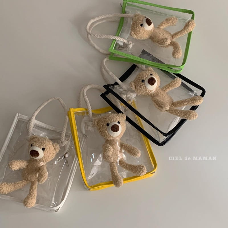 CIEL DE MAMAN - Korean Children Fashion - #Kfashion4kids - PVC Bear Bag - 3