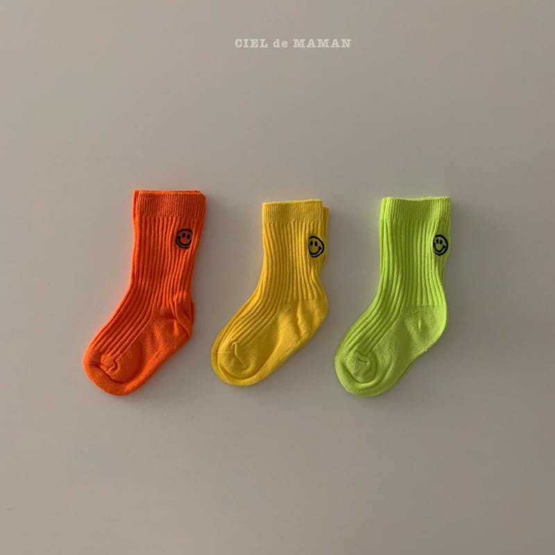 CIEL DE MAMAN - Korean Children Fashion - #Kfashion4kids - Neon Socks