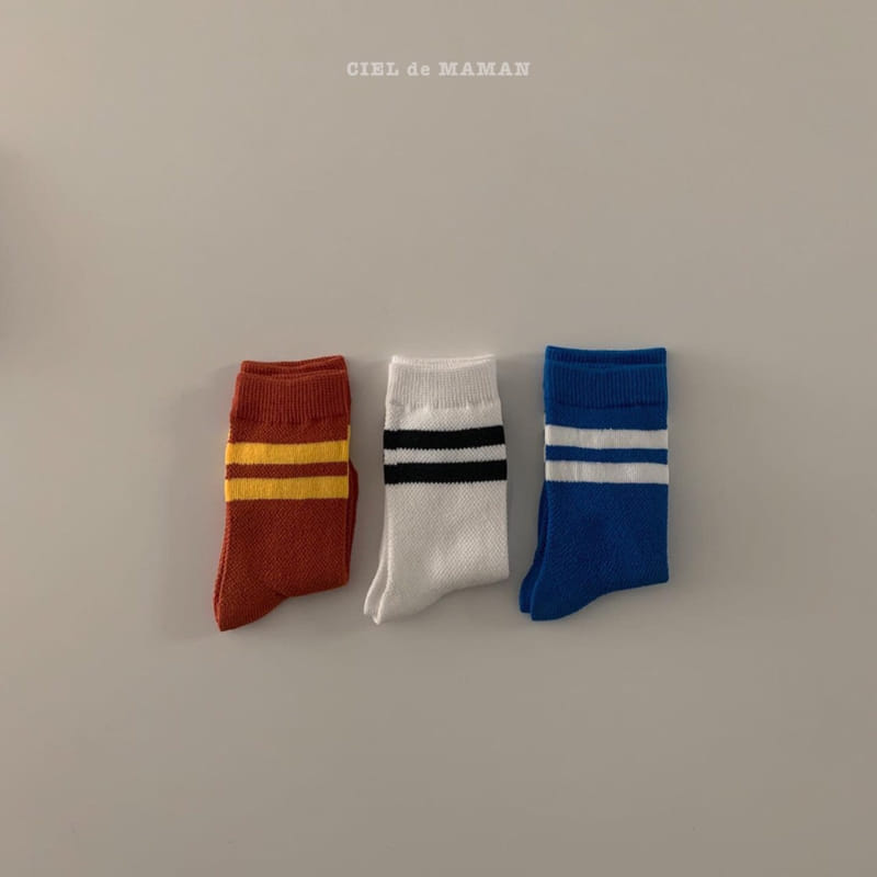 CIEL DE MAMAN - Korean Children Fashion - #Kfashion4kids - Stripes Knee Socks - 5