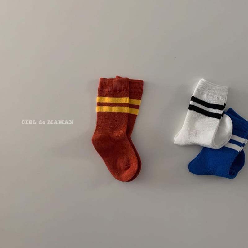 CIEL DE MAMAN - Korean Children Fashion - #Kfashion4kids - Stripes Knee Socks - 8