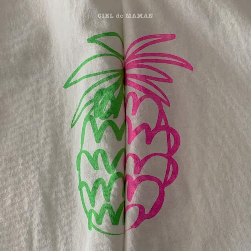 CIEL DE MAMAN - Korean Children Fashion - #Kfashion4kids - Pineapple Tee