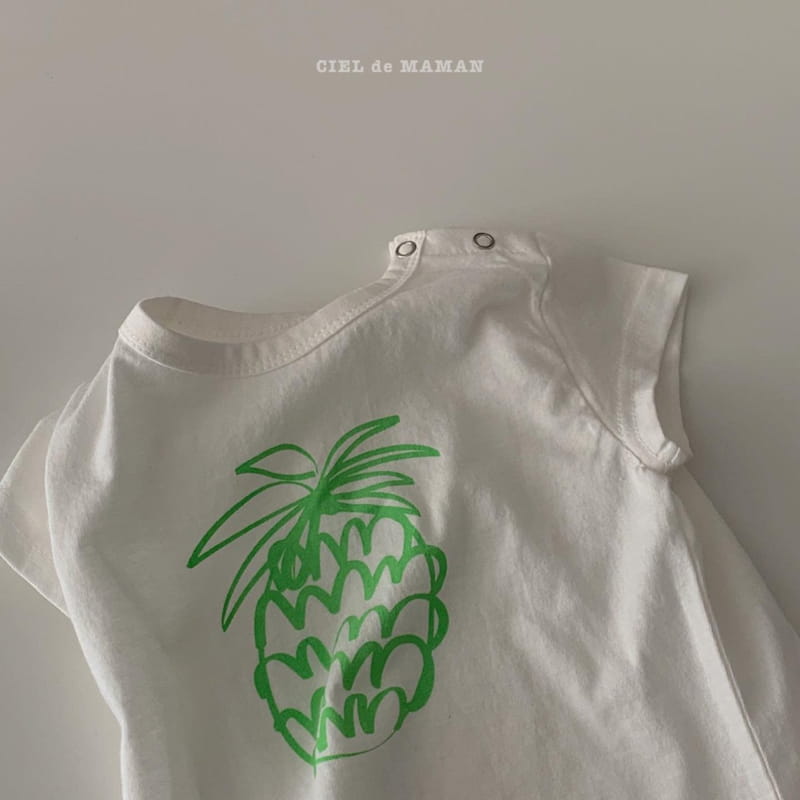 CIEL DE MAMAN - Korean Children Fashion - #Kfashion4kids - Pineapple Tee - 3