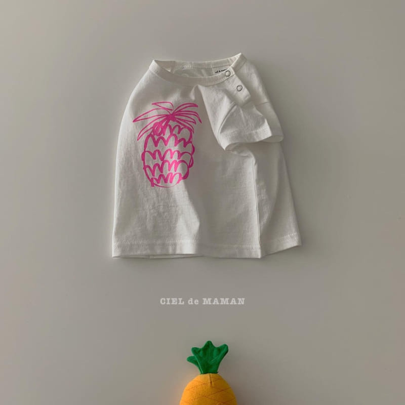 CIEL DE MAMAN - Korean Children Fashion - #Kfashion4kids - Pineapple Tee - 4