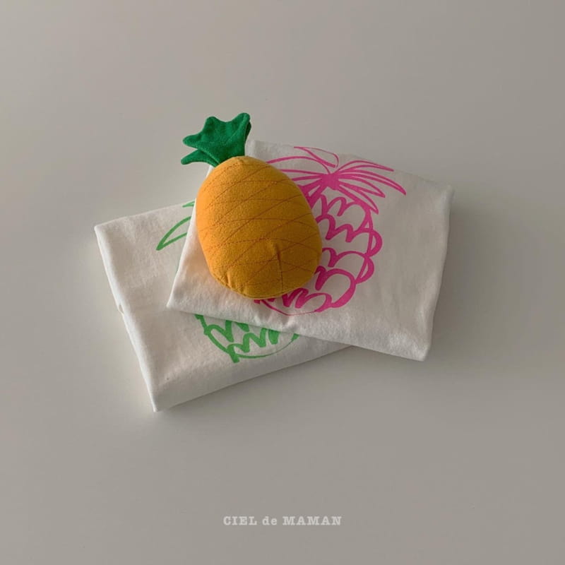 CIEL DE MAMAN - Korean Children Fashion - #Kfashion4kids - Pineapple Tee - 8