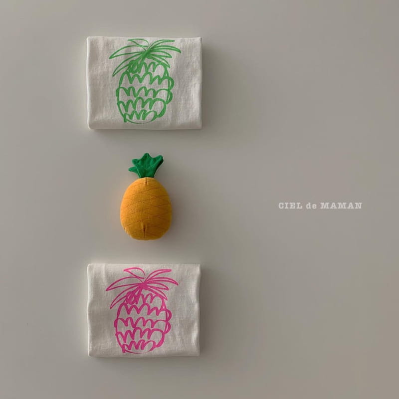 CIEL DE MAMAN - Korean Children Fashion - #Kfashion4kids - Pineapple Tee - 9