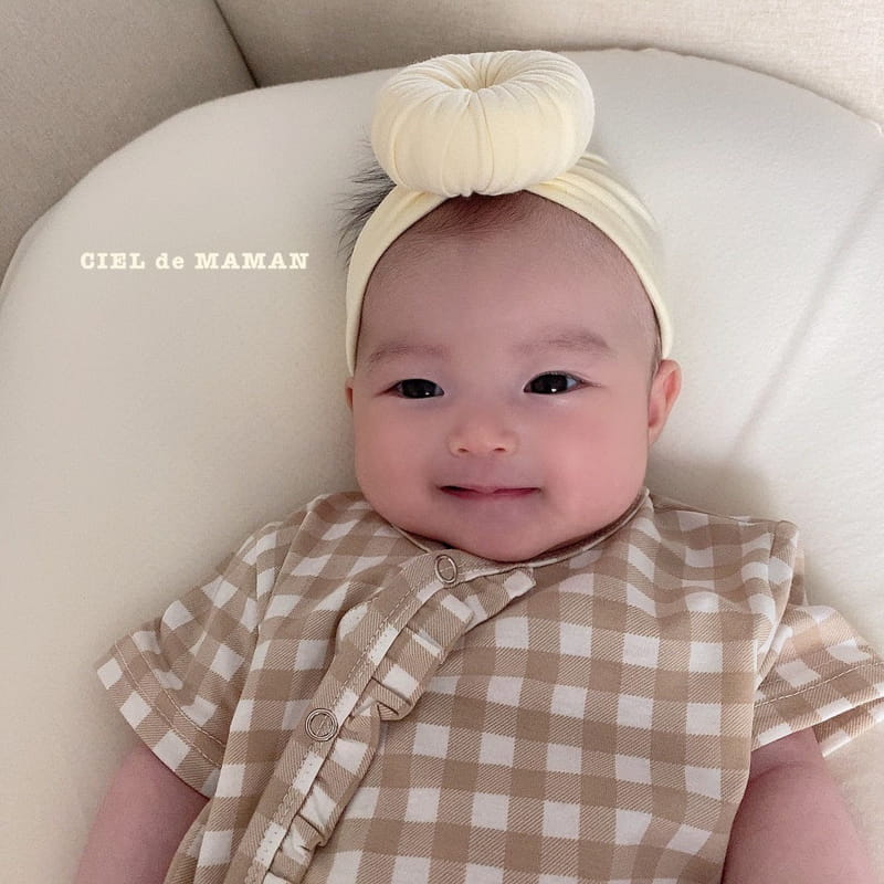CIEL DE MAMAN - Korean Children Fashion - #Kfashion4kids - Check Frill All-in-one - 11
