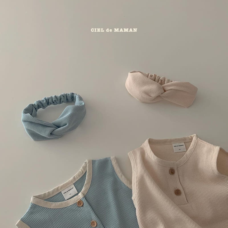CIEL DE MAMAN - Korean Children Fashion - #Kfashion4kids - Waffle Turban - 5
