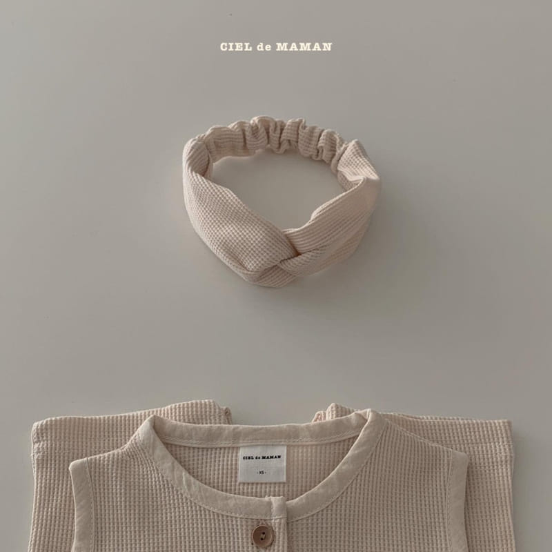 CIEL DE MAMAN - Korean Children Fashion - #Kfashion4kids - Waffle Turban - 9
