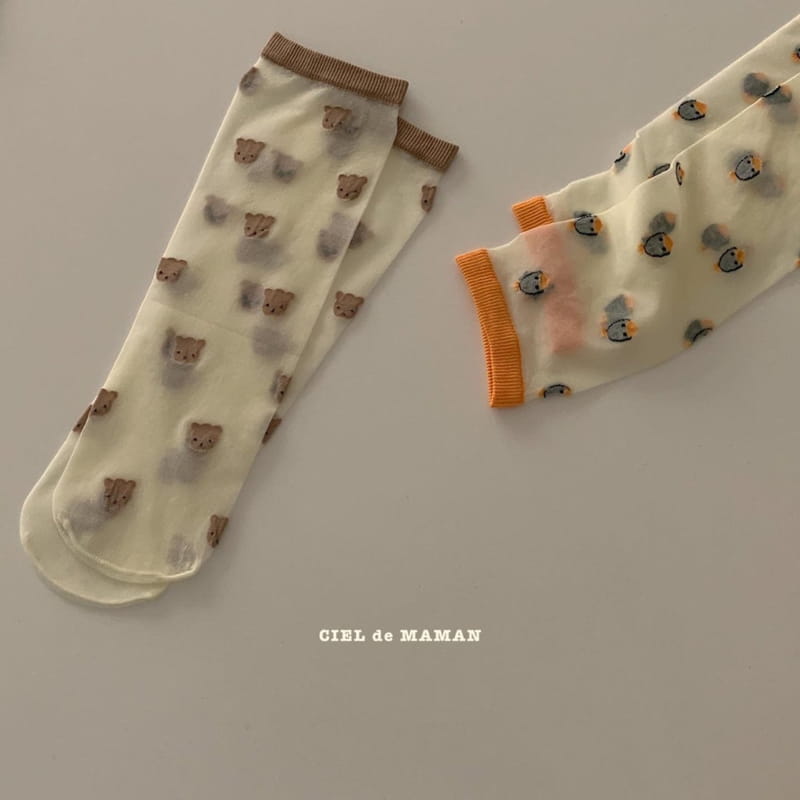 CIEL DE MAMAN - Korean Children Fashion - #Kfashion4kids - See Through Knee Socks - 12