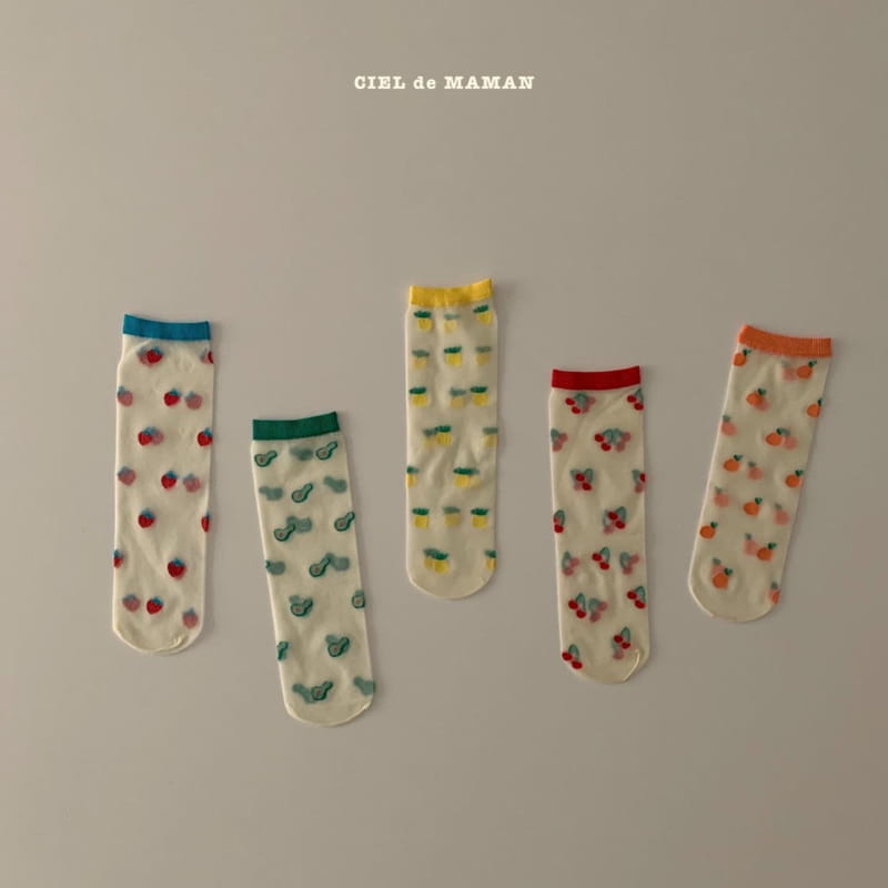 CIEL DE MAMAN - Korean Children Fashion - #Kfashion4kids - See Through Knee Socks - 2