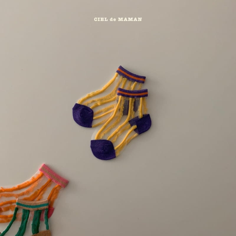 CIEL DE MAMAN - Korean Children Fashion - #Kfashion4kids - Mesh Socks [set of 5] - 4