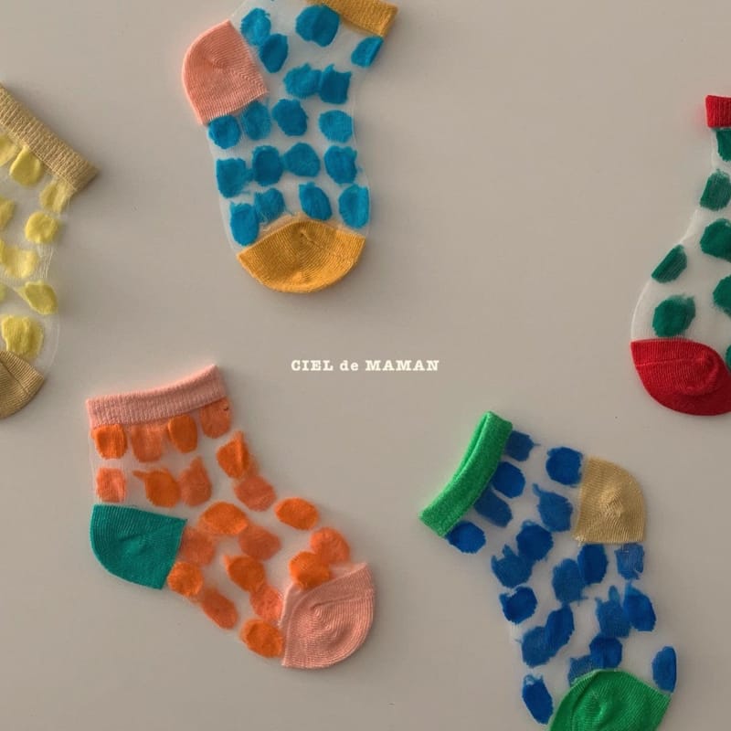 CIEL DE MAMAN - Korean Children Fashion - #Kfashion4kids - Mesh Socks [set of 5] - 7