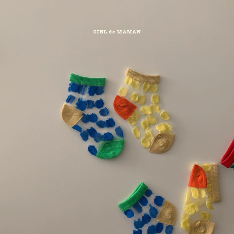 CIEL DE MAMAN - Korean Children Fashion - #Kfashion4kids - Mesh Socks [set of 5] - 8