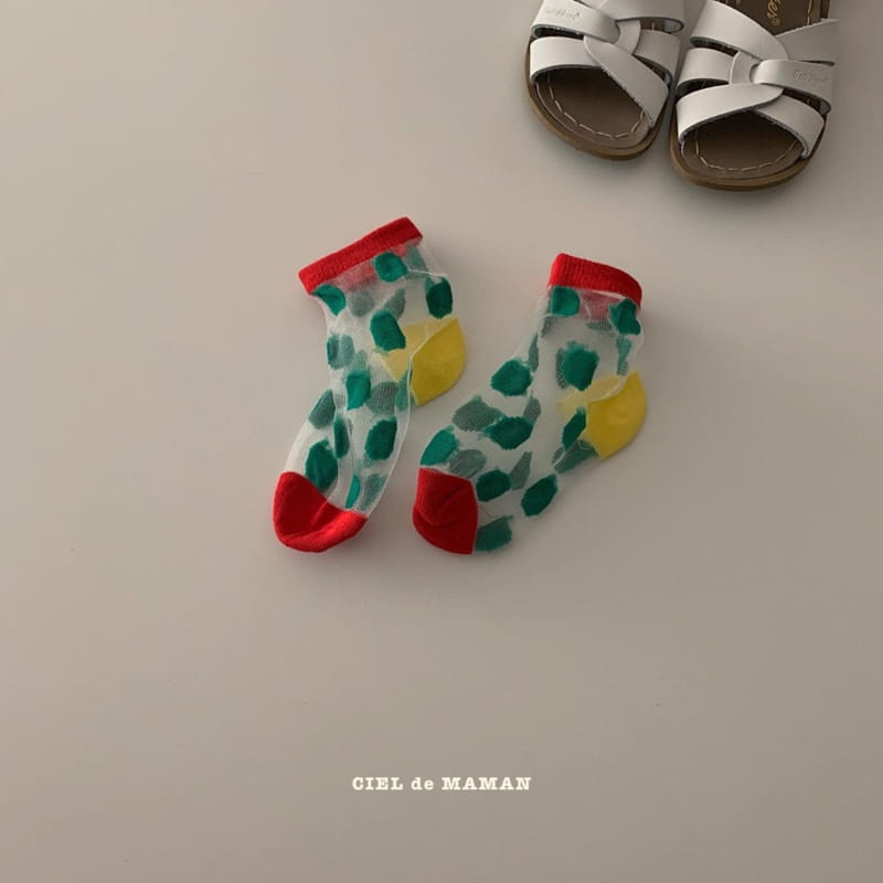 CIEL DE MAMAN - Korean Children Fashion - #Kfashion4kids - Mesh Socks [set of 5] - 9