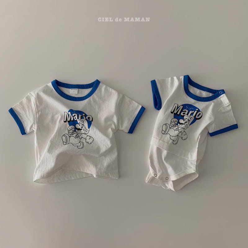 CIEL DE MAMAN - Korean Children Fashion - #Kfashion4kids - Mario Bodysuit - 2
