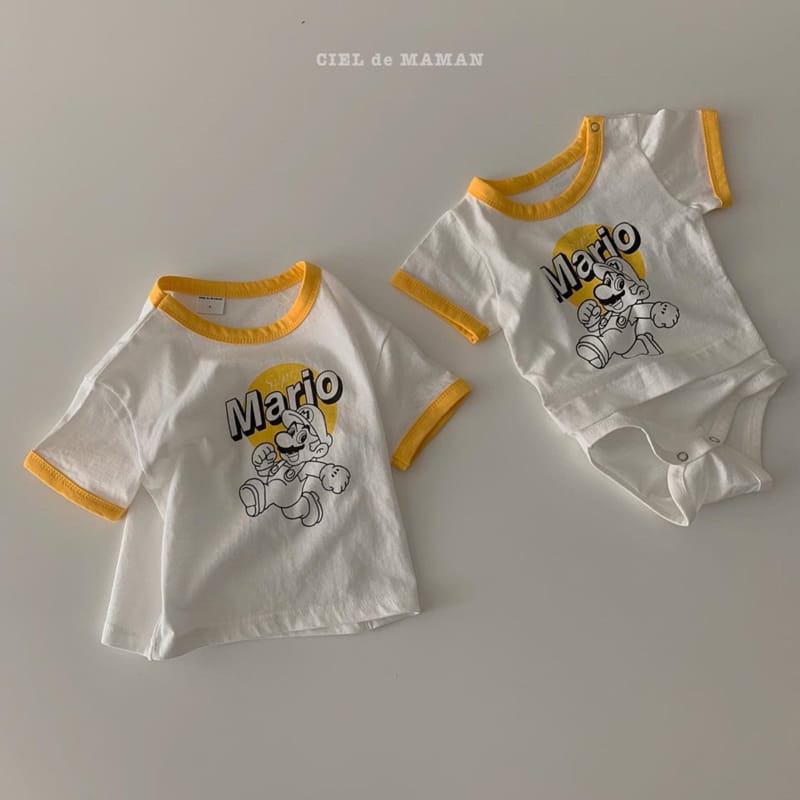 CIEL DE MAMAN - Korean Children Fashion - #Kfashion4kids - Mario Tee