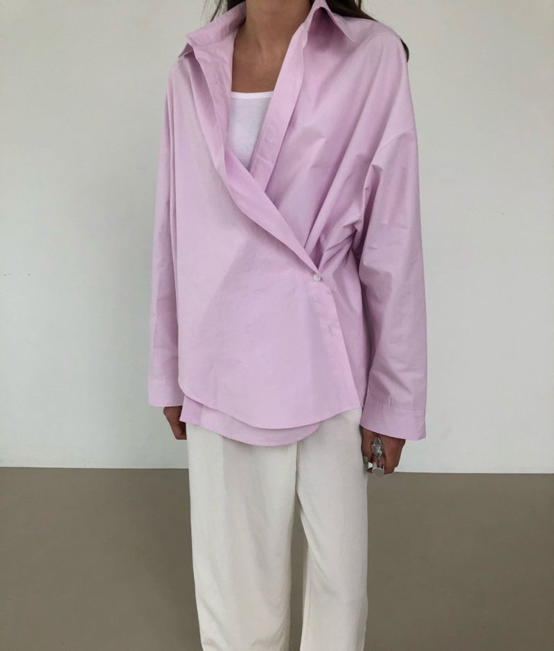 COCO J - Korean Women Fashion - #Kfashion - Similar Two Way Shirt - 4
