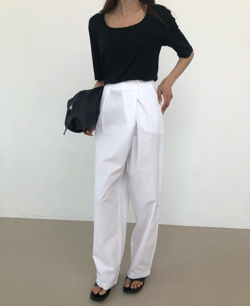 COCO J - Korean Women Fashion - #Kfashion - Aiden Wrap Pants - 12