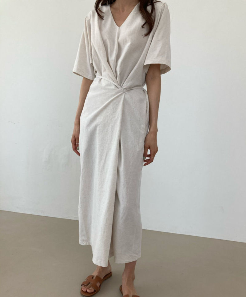 COCO J - Korean Women Fashion - #Kfashion - Mild Wrap One-piece - 12