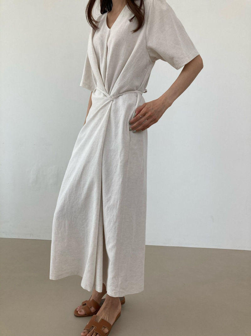 COCO J - Korean Women Fashion - #Kfashion - Mild Wrap One-piece - 2
