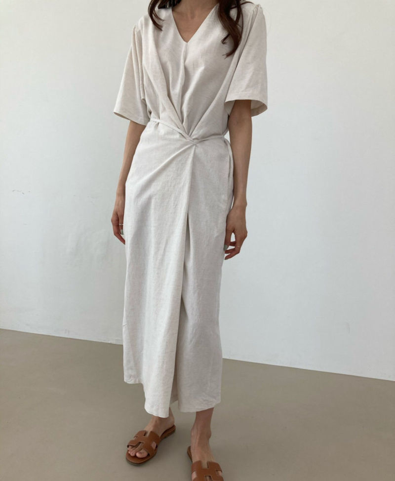 COCO J - Korean Women Fashion - #Kfashion - Mild Wrap One-piece - 5