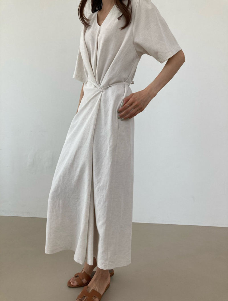 COCO J - Korean Women Fashion - #Kfashion - Mild Wrap One-piece - 7