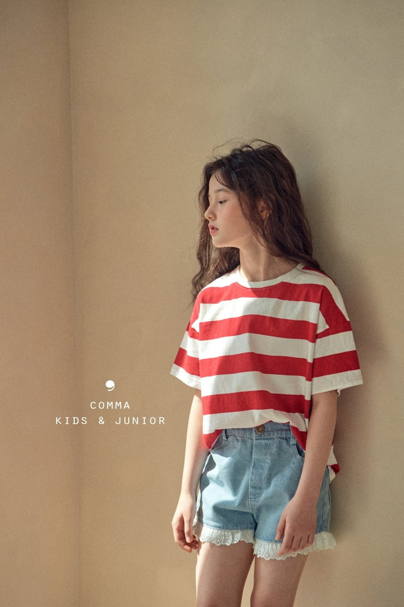 COMMA - Korean Children Fashion - #Kfashion4kids - Big Stripes Tee