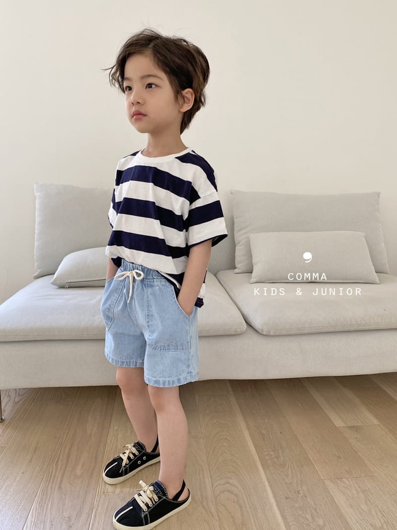 COMMA - Korean Children Fashion - #Kfashion4kids - Big Stripes Tee - 11