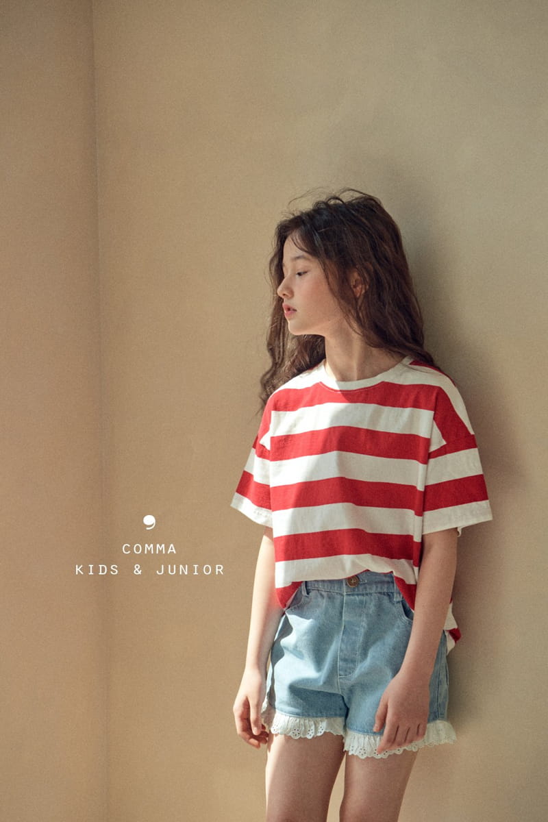 COMMA - Korean Children Fashion - #Kfashion4kids - Big Stripes Tee - 2