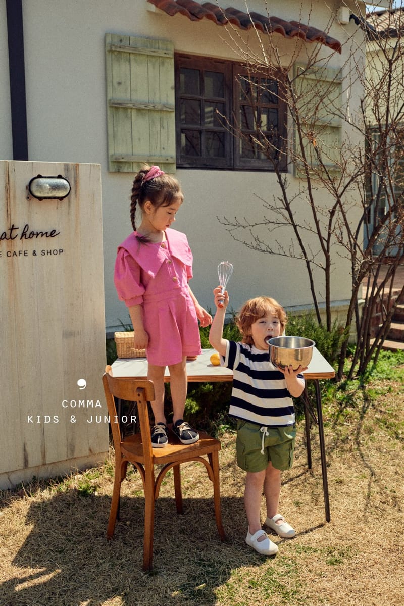 COMMA - Korean Children Fashion - #Kfashion4kids - Big Stripes Tee - 7