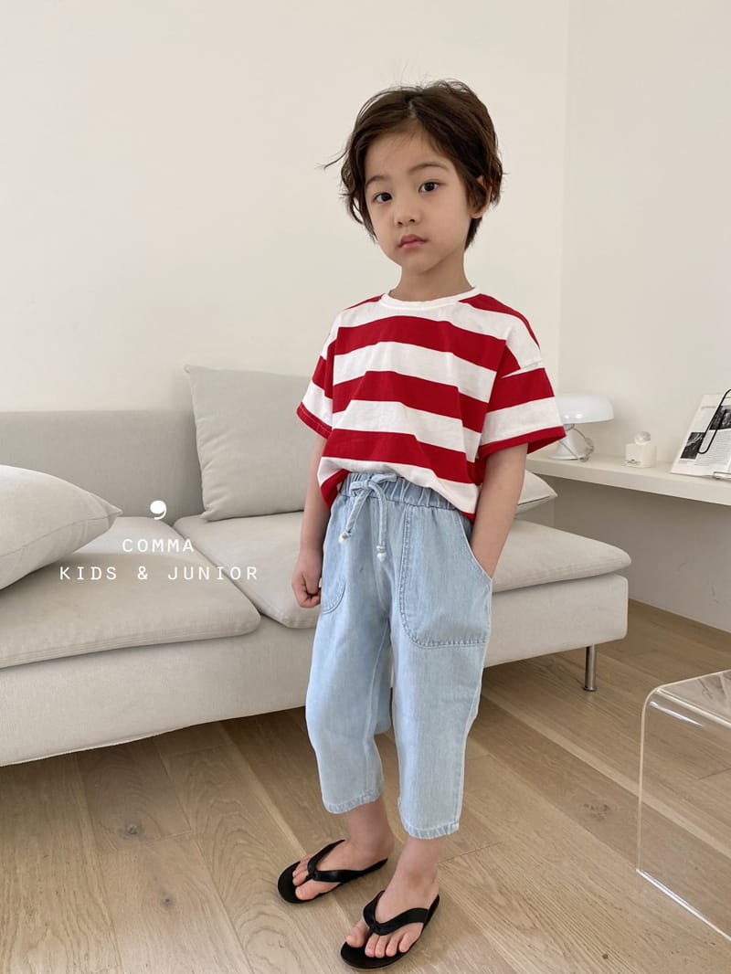 COMMA - Korean Children Fashion - #Kfashion4kids - Big Stripes Tee - 9