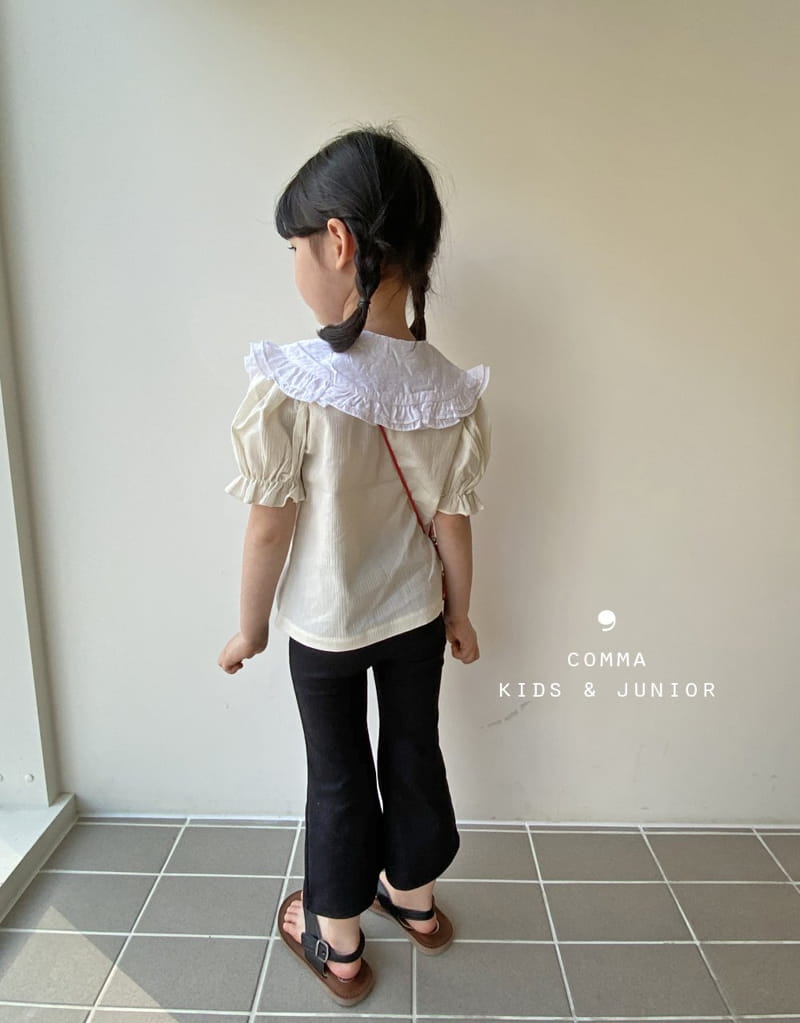 COMMA - Korean Children Fashion - #Kfashion4kids - Double Collar Blouse - 4
