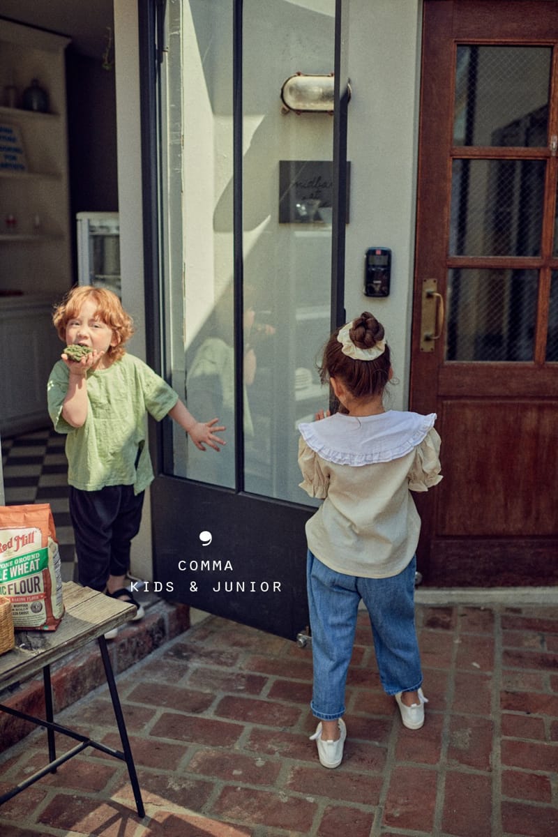 COMMA - Korean Children Fashion - #Kfashion4kids - Double Collar Blouse - 5