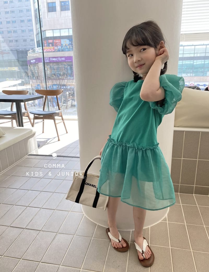 COMMA - Korean Children Fashion - #Kfashion4kids - Mesh One-piece - 11