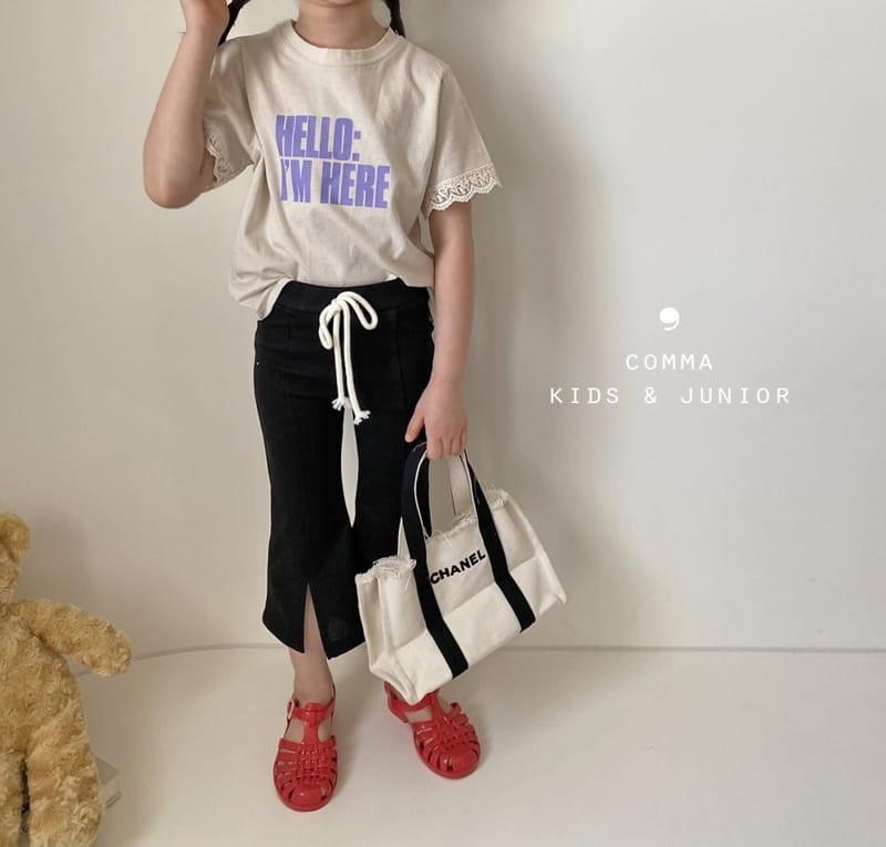 COMMA - Korean Children Fashion - #Kfashion4kids - Slit Bootscut