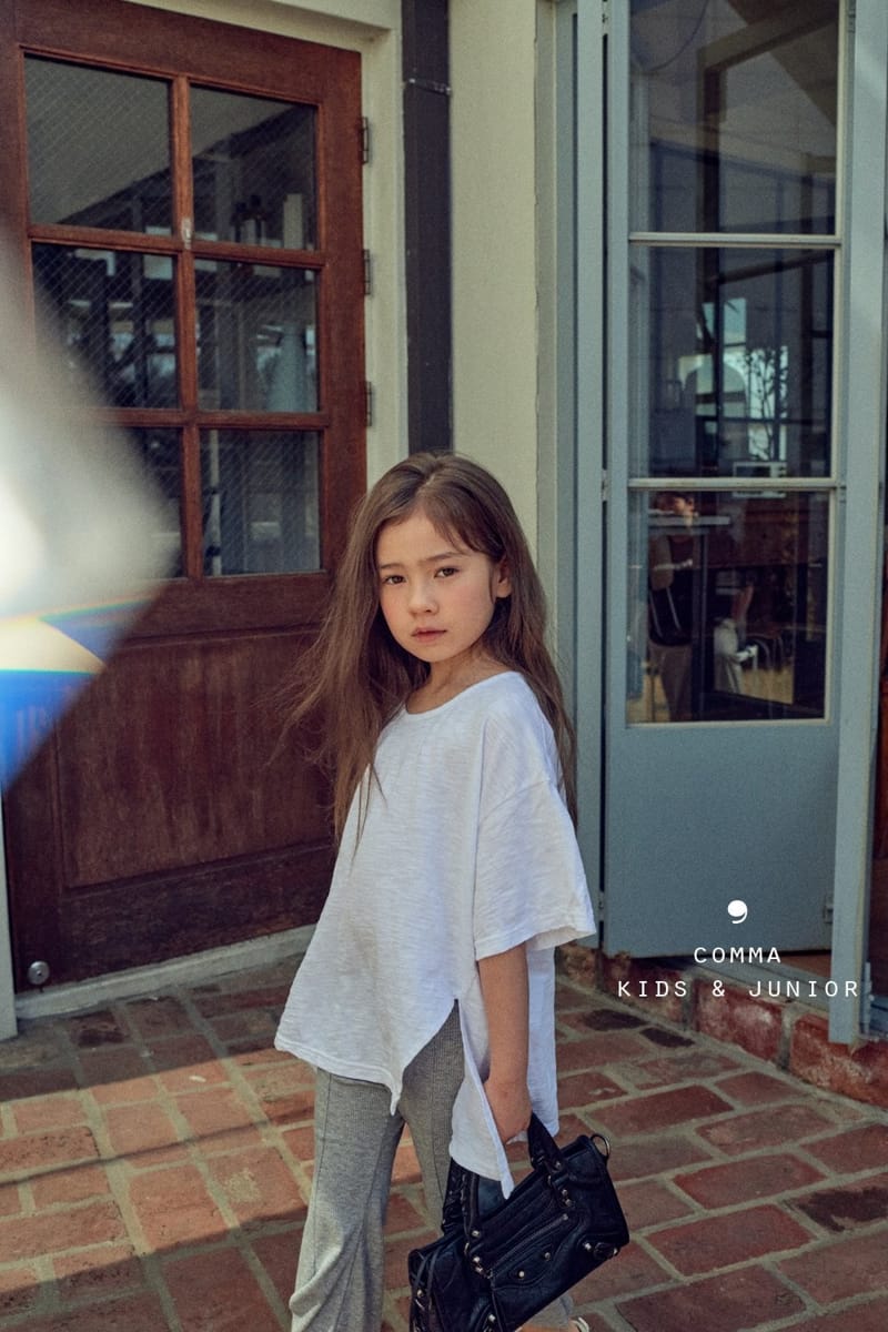 COMMA - Korean Children Fashion - #Kfashion4kids - Slash Slit Tee