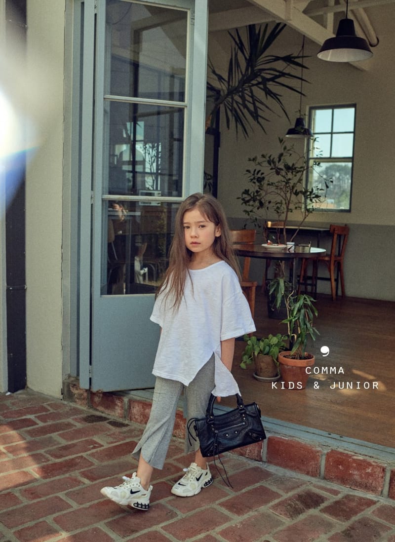 COMMA - Korean Children Fashion - #Kfashion4kids - Slash Slit Tee - 7