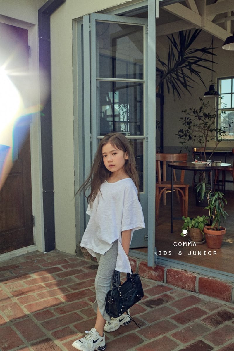 COMMA - Korean Children Fashion - #Kfashion4kids - Slash Slit Tee - 8
