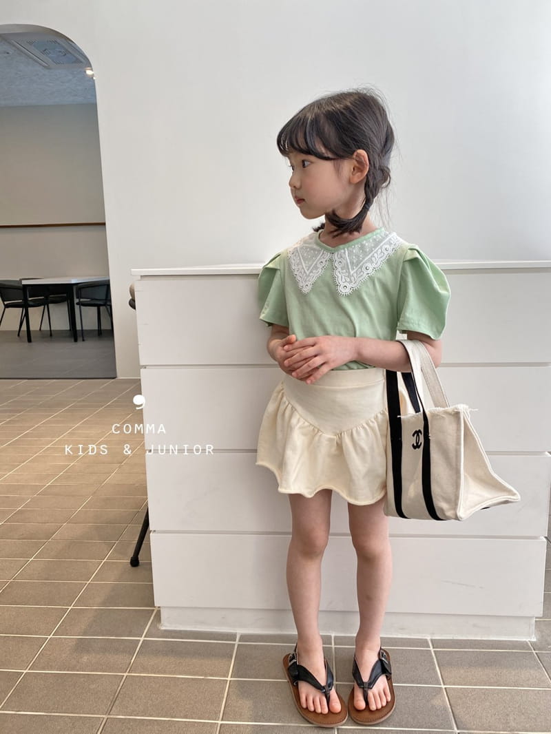 COMMA - Korean Children Fashion - #Kfashion4kids - Shape Collar Tee - 11