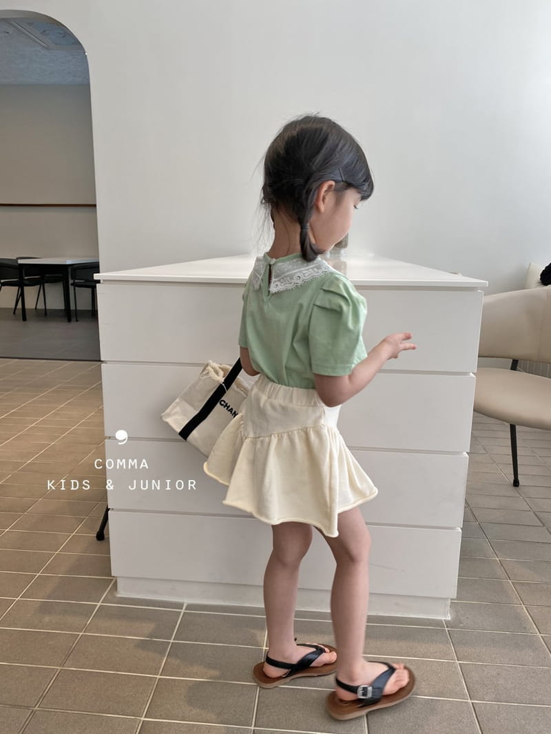 COMMA - Korean Children Fashion - #Kfashion4kids - Shape Collar Tee - 12