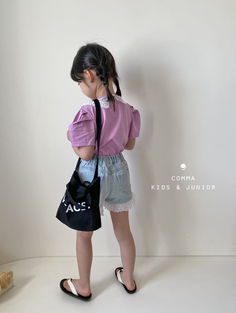 COMMA - Korean Children Fashion - #Kfashion4kids - Shape Collar Tee - 4