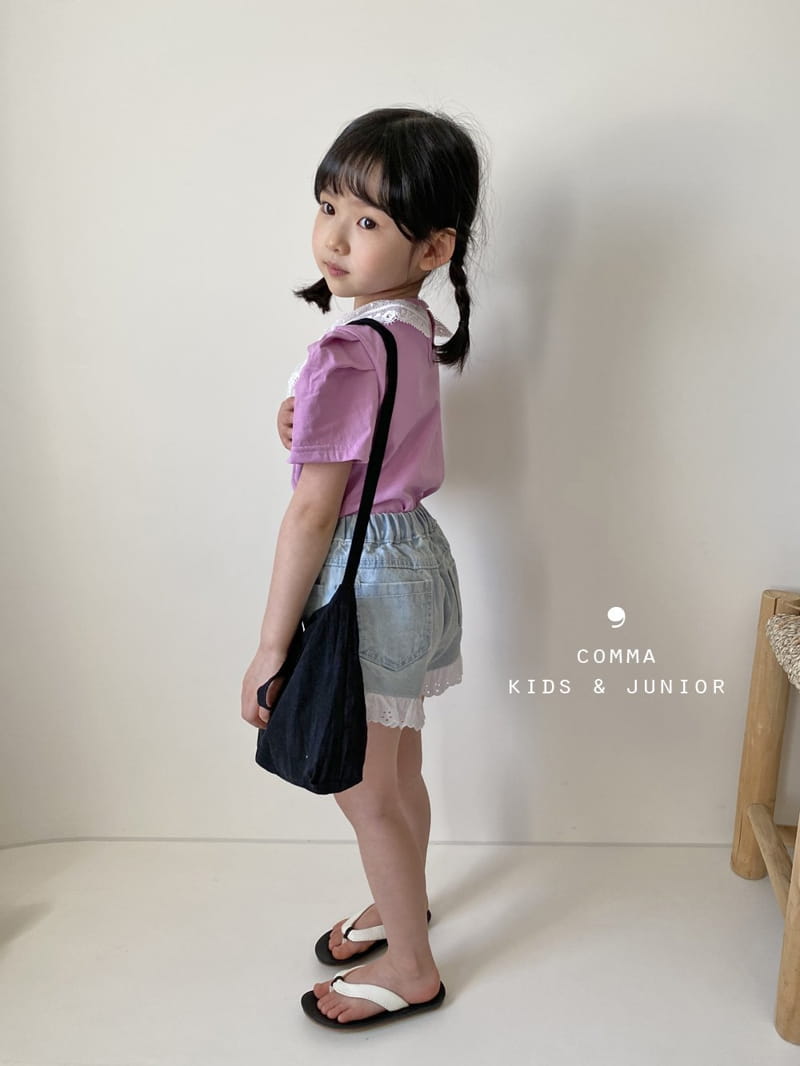 COMMA - Korean Children Fashion - #Kfashion4kids - Shape Collar Tee - 6