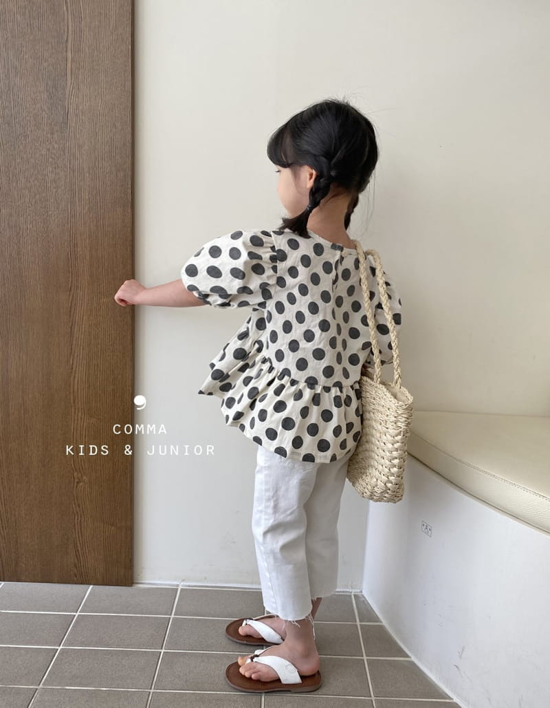 COMMA - Korean Children Fashion - #Kfashion4kids - Big Dots Blouse - 11