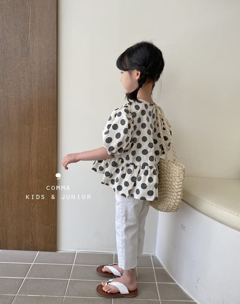 COMMA - Korean Children Fashion - #Kfashion4kids - Big Dots Blouse - 12
