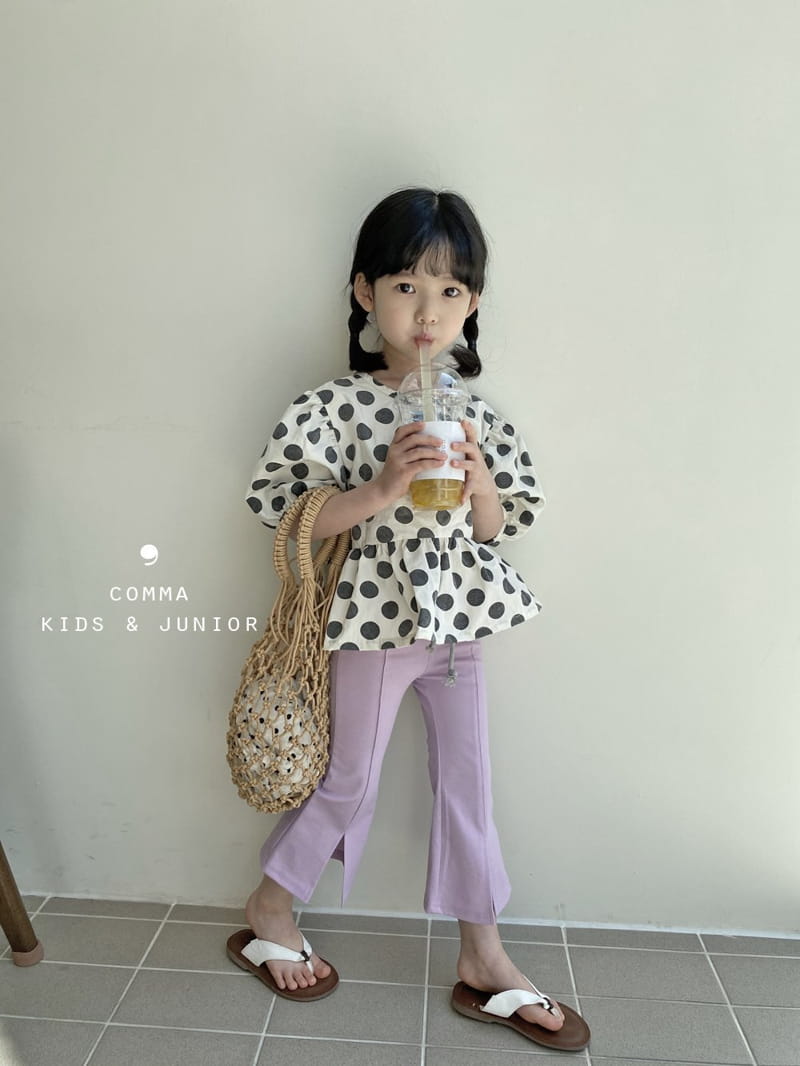 COMMA - Korean Children Fashion - #Kfashion4kids - Big Dots Blouse - 4