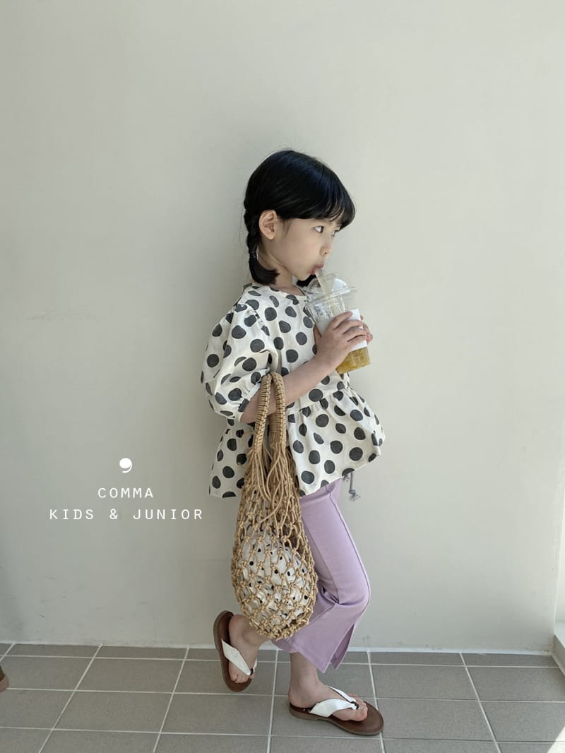 COMMA - Korean Children Fashion - #Kfashion4kids - Big Dots Blouse - 5