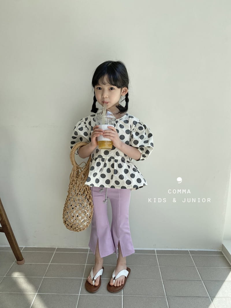 COMMA - Korean Children Fashion - #Kfashion4kids - Big Dots Blouse - 7